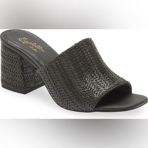 Seychelles Adapt Raffia Slide Sandals Size 9.5